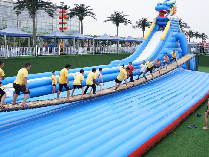 网红桥充气气垫